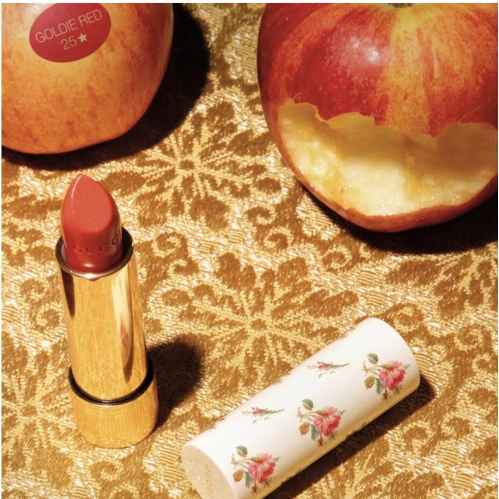 Gucci Red Lipstick 25* Goldie Red Rouge New In Box - Picture 2 of 9